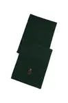 Šála s přídavkem vlny Polo Ralph Lauren zelená barva, s aplikací, 449P02042