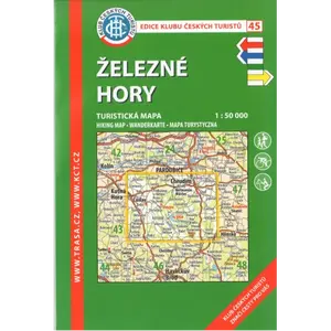 KČT 45 Železné hory 1:50 000/turistická mapa