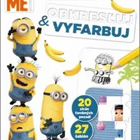 Obkresľuj a vyfarbuj Mimoni
