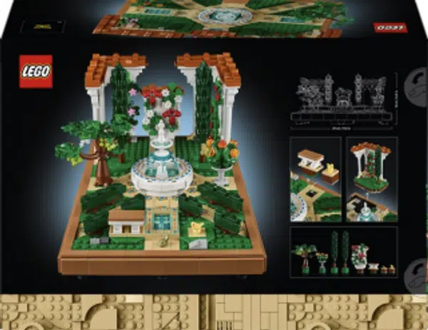 Zahrada s fontánou - LEGO Icons (10359)