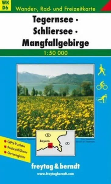 WKD 6 Tegernsee, Schliersee 1:50 000 / turistická mapa