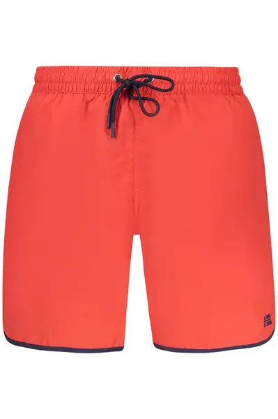 Červené pánske kúpacie kraťasy