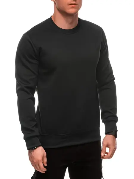 Edoti Men's hoodless sweatshirt