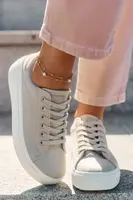 BIG STAR SHOES Dámske Textilné Tenisky Na Platforme Big Star