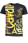 CAVALLI CLASS MEN'S SHORT SLEEVED T-SHIRT BLUE