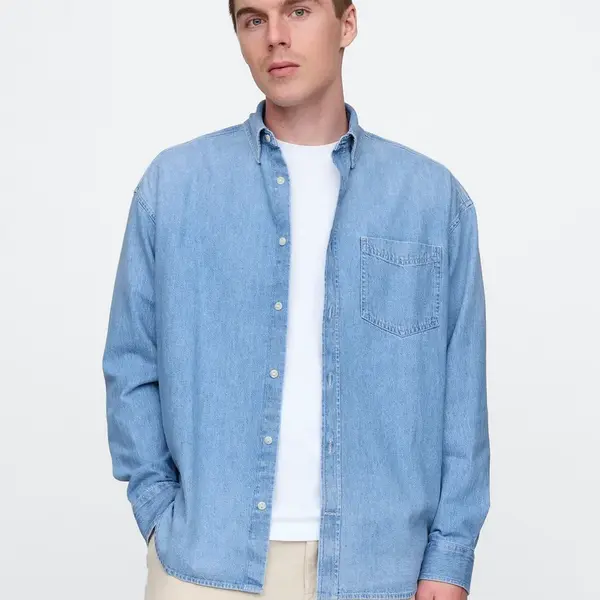 GAP Oversize denim shirt Big Shirt - Men's