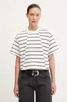 G-Star  Bavlněné tričko  A line stripe boxy
