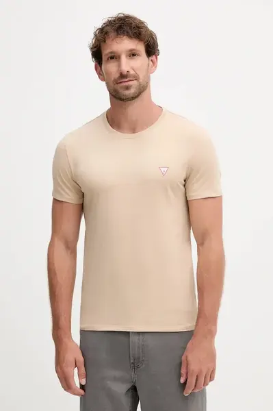 Tričko Guess béžová barva, M2YI24 J1314