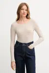 Body United Colors of Benetton béžová barva, 3ZQM3B003
