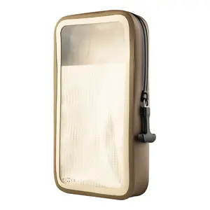 Voděodolné pouzdro na mobilní telefon FIXED Dry Case z hypalonu s certifikací IPX8, khaki