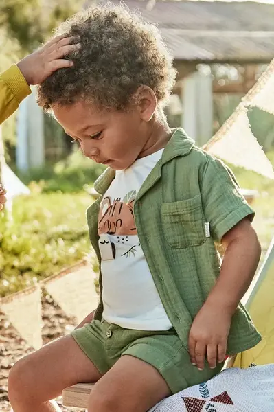 Dětská bavlněná košile Mayoral