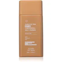 Allies of Skin Sunless Tan SPF 50 Sunscreen + Self-Tanner opalovací krém se samoopalovacím účinkem SPF 50 50 ml