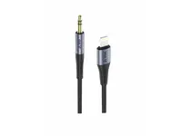 Adaptér iPEAX 90010138 Lightning / JACK 3,5mm (pro poslech hudby) Black