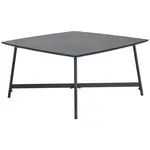 MID.YOU KONFERENČNÍ STOLEK, šedá, kov, kompozitní dřevo, 80/80/42 cm