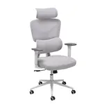 MID.YOU OTOČNÁ ŽIDLE, síťovina, šedá