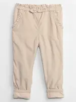 GAP Dětské plátěné kalhoty - Holky