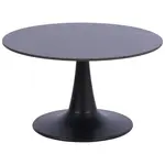 Stylife KONFERENČNÍ STOLEK, černá, kov, keramika, 70/70/40 cm