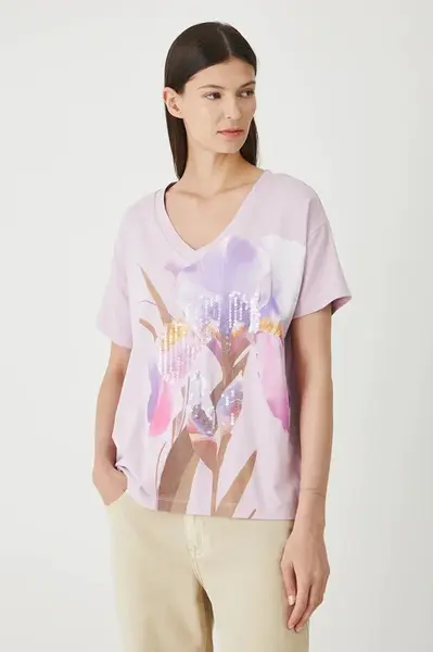 Tričko Medicine dámské, fialová barva