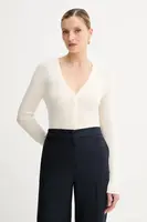 Vlněný kardigan BOSS Friva