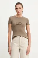 Tričko Miss Sixty dámské, hnědá barva, 6S3SJ56300