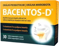 BACENTOS-D orálne probiotikum 30 tabliet