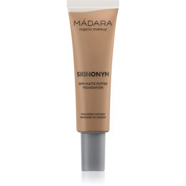MÁDARA Skinonym Semi-Matte Peptide dlhotrvajúci make-up s peptidmi odtieň #65 Warm Tan 30 ml
