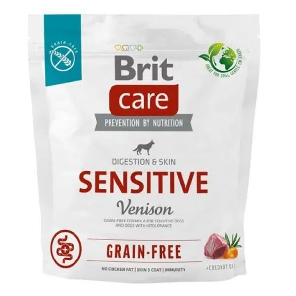 Brit Care Dog Grain-free Sensitive Venison 1 kg | Granule pre psov