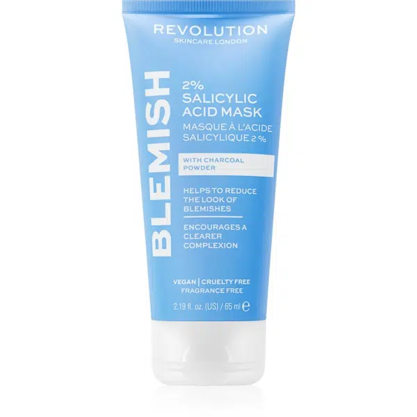 Revolution Skincare Blemish 2% Salicylic Acid čistiaca maska s 2% kyselinou salicylovou 65 ml