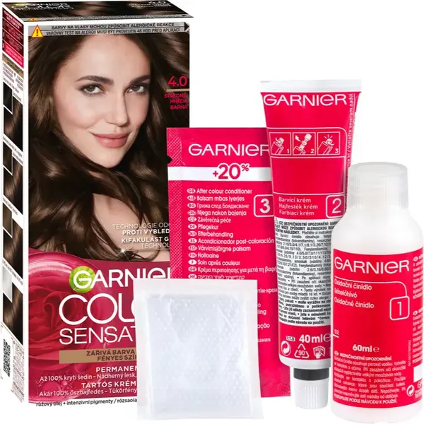 Garnier Color Sensation farba na vlasy odtieň 4.0 Medium Brown 1 ks
