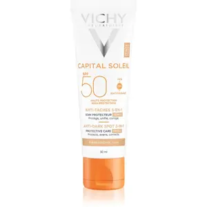 Vichy Capital Soleil tónovaná starostlivosť proti pigmentovým škvrnám 3v1 SPF 50 Tinted 50 ml