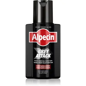 Alpecin Grey Attack kofeínový šampón proti šediveniu vlasov pre mužov 200 ml