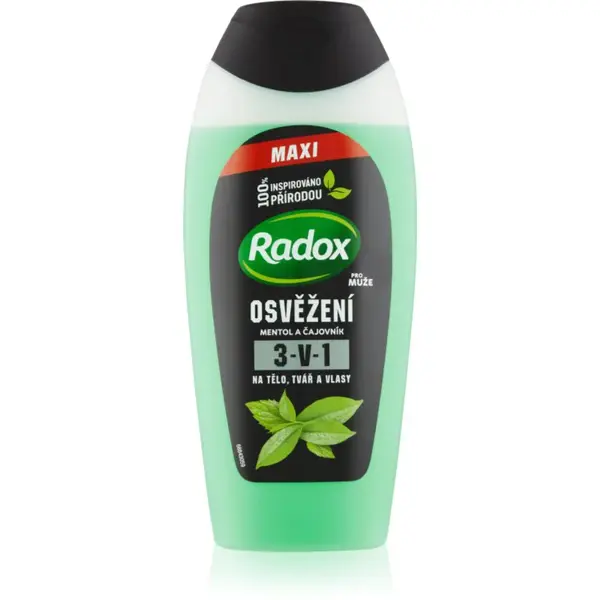 Radox Men Osvieženie sprchový gél na tvár, telo a vlasy 450 ml