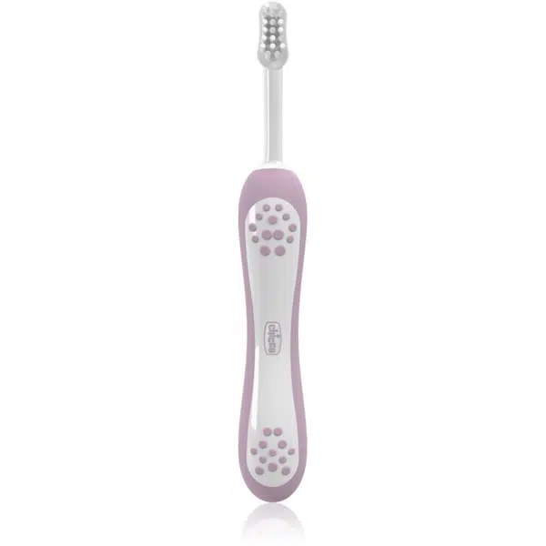 Chicco Toothbrush 6-36m zubná kefka Lilac 1 ks