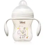 Chicco Transition Cup 4m+ tréningový hrnček s držadlami Grey 200 ml