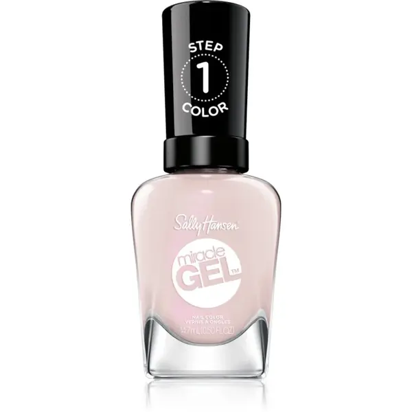Sally Hansen Miracle Gel™ gélový lak na nechty bez použitia UV/LED lampy odtieň First Glass 14,7 ml