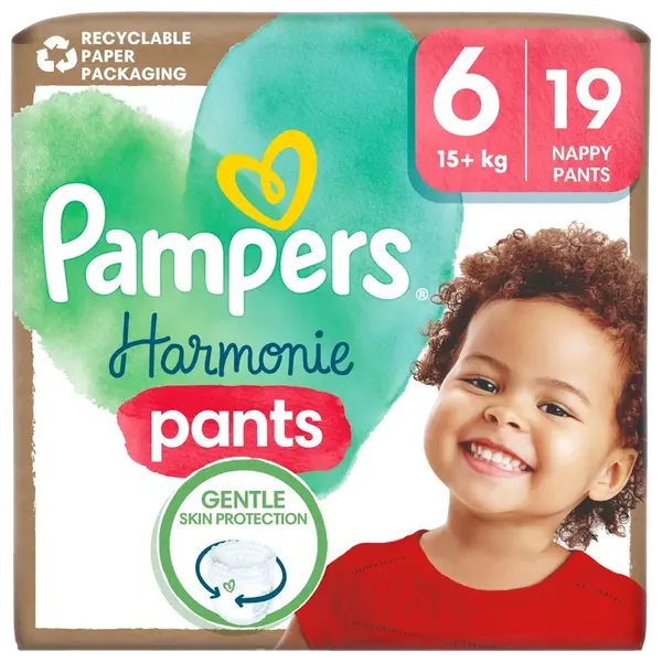 PAMPERS Harmonie Pants veľ.6, 19 ks