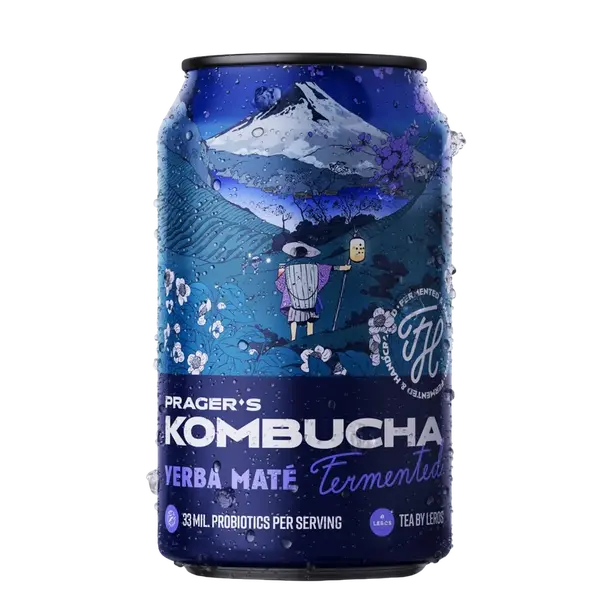 PRAGER'S Kombucha Yerba Maté 330 ml