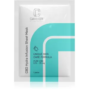 Canneff Balance CBD Hydra Infusion Sheet Mask hydratačná plátienková maska 1 ks