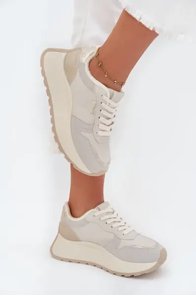 BIG STAR SHOES Zateplené dámske sneakersy na platforme Big Star