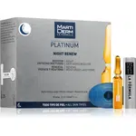 MartiDerm Platinum Night Renew nočné protivráskové sérum v ampulkách 10x2 ml