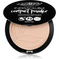 puroBIO Cosmetics Indissouble kompaktný púder s matným efektom odtieň 01 9 g