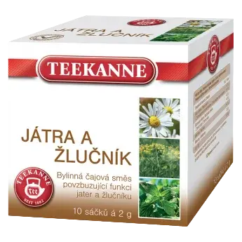 TEEKANNE Pečeň a žlčník bylinná zmes vrecká 10 x 2 g