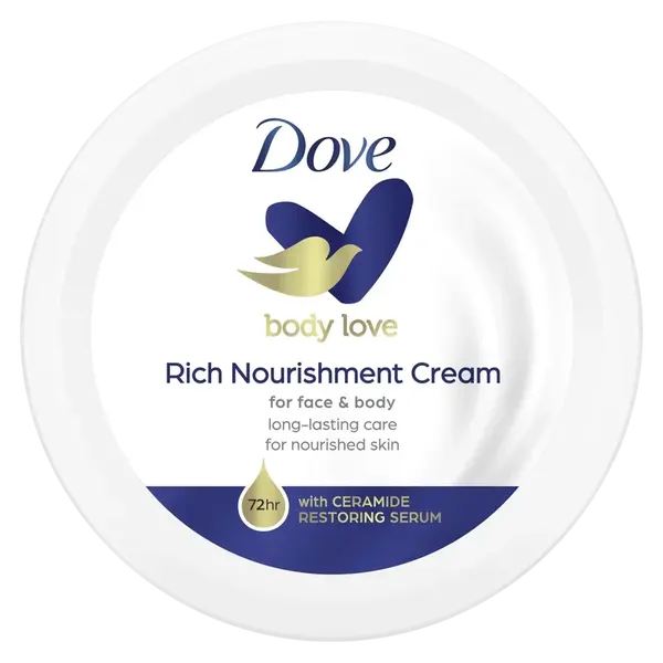 DOVE Body Love rich nourishment krém na tvár a telo 150 ml