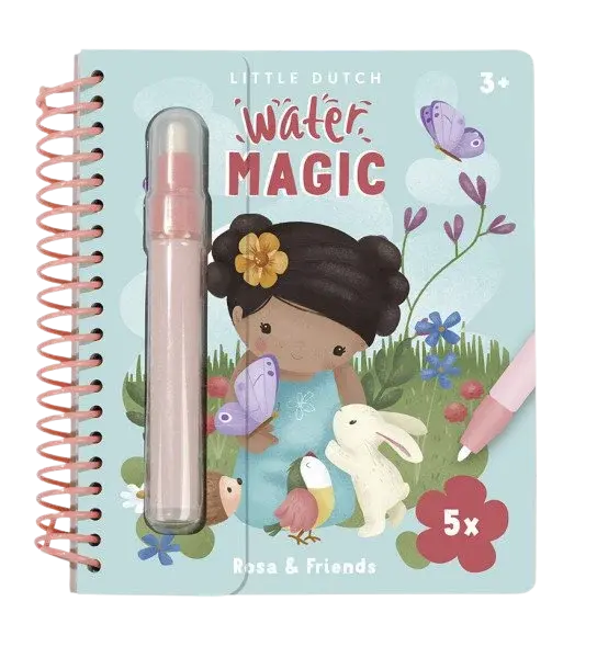 LITTLE DUTCH Kniha kúzlenia s vodou Rosa & Friends