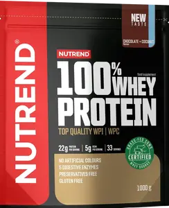NUTREND 100% Whey Protein Čokoláda/kokos 1000 g