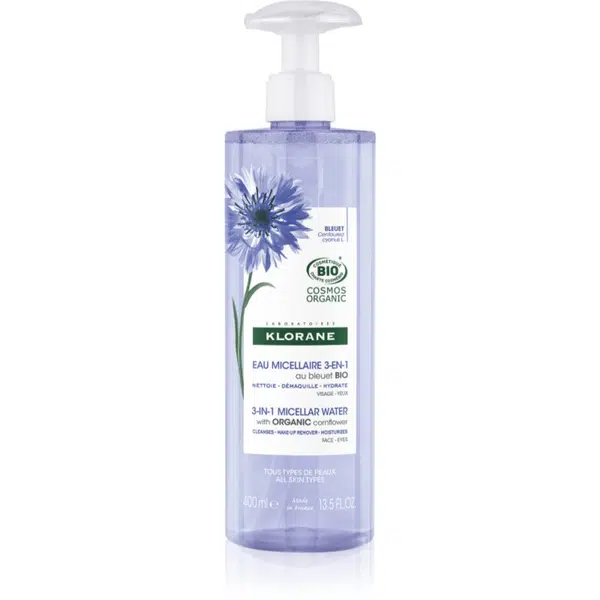 Klorane Cornflower micelárna voda 3v1 400 ml