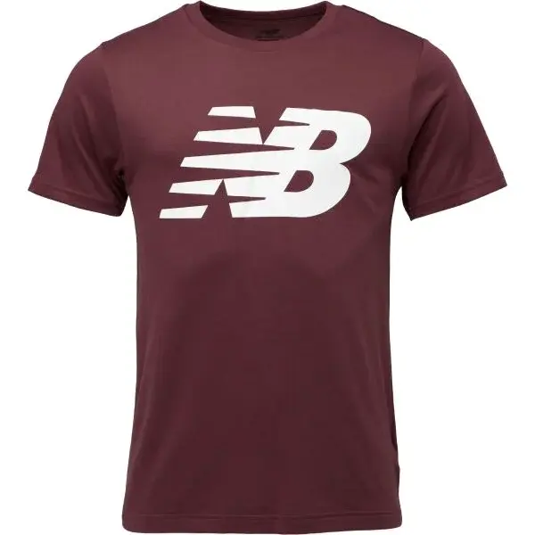 New Balance CLASSIC NB TEE Pánské triko, vínová, velikost