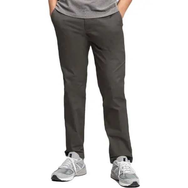 GAP STRAIGHT PERFORMANCE Pánské kalhoty, tmavě šedá, velikost