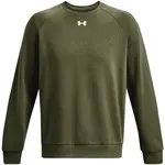 Under Armour RIVAL FLEECE CREW Pánská mikina, khaki, velikost