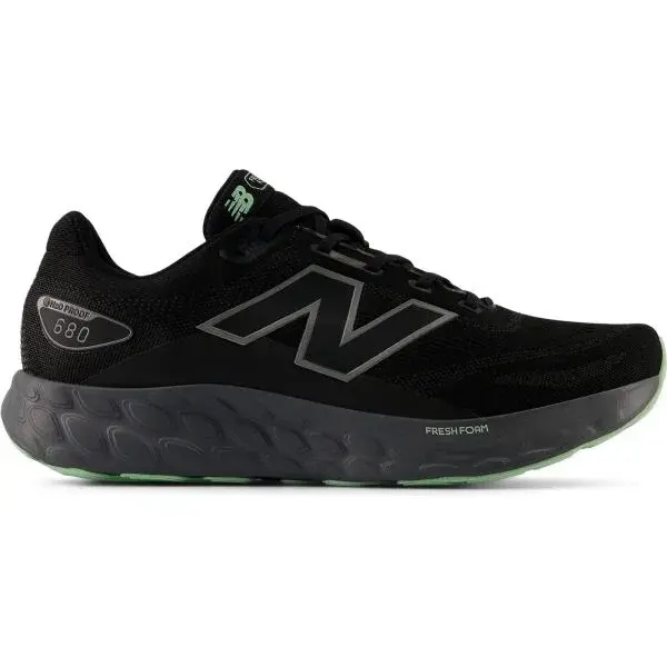 New Balance FRESH FOAM 680V8 WP Pánská běžecká obuv, černá, velikost 45.5